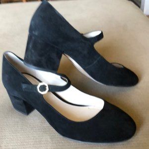 Louise et Cie Black Heels with Strap, Mary Janes
